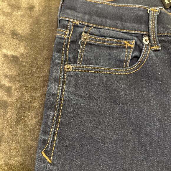 Express Jeans Women's Skinny Mid Rise Stretch Denim Blue Dark Wash Size 2S - Picture 7 of 16